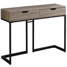 Load image into Gallery viewer, Dark Taupe /black Accent Table - I 3518