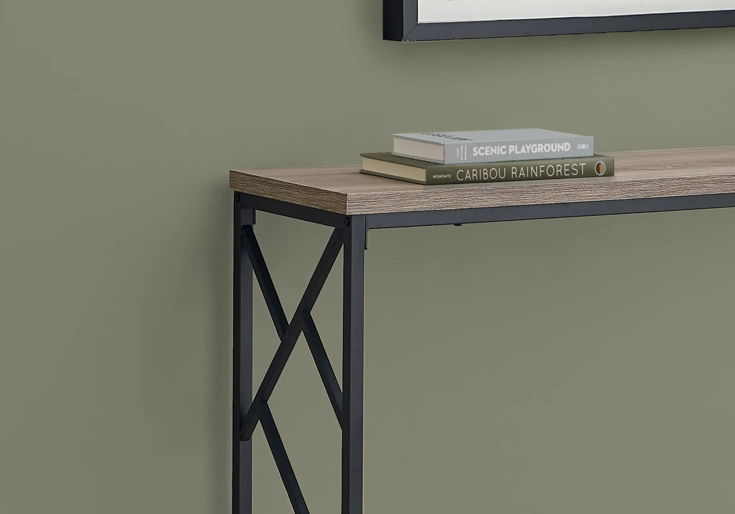 Dark Taupe /black Accent Table - I 3533