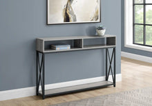 Load image into Gallery viewer, Grey /black Accent Table / Console Table - I 3572