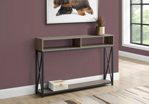 Dark Taupe /black Accent Table / Console Table - I 3573