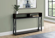 Load image into Gallery viewer, Espresso /black Accent Table - I 3574