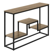Load image into Gallery viewer, Dark Taupe /black Accent Table / Console Table - I 3581