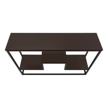 Load image into Gallery viewer, Espresso /black Accent Table / Console Table - I 3582