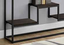 Load image into Gallery viewer, Espresso /black Accent Table / Console Table - I 3582