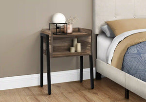 Brown /black Accent Table / Night Stand / Side Table - I 3583