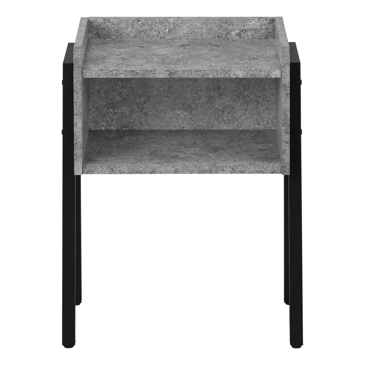 Grey /black Accent Table / Night Stand / Side Table - I 3584