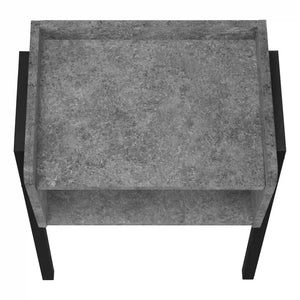 Grey /black Accent Table / Night Stand / Side Table - I 3584