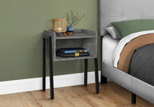 Load image into Gallery viewer, Grey /black Accent Table / Night Stand / Side Table - I 3584