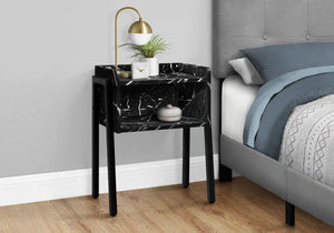 Black Accent Table / Night Stand / Side Table - I 3590