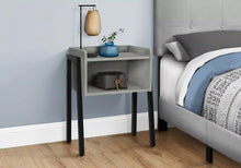 Load image into Gallery viewer, Grey /black Accent Table / Night Stand / Side Table - I 3591