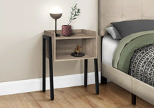 Load image into Gallery viewer, Dark Taupe /black Accent Table / Night Stand / Side Table - I 3592