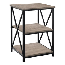 Load image into Gallery viewer, Dark Taupe /black Accent Table / Night Stand / Side Table - I 3597