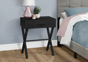 Black Accent Table / Night Stand / Side Table - I 3605