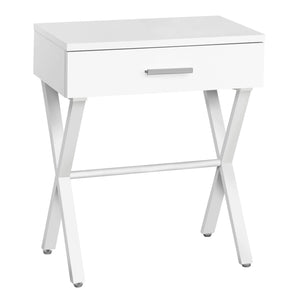 White Accent Table / Night Stand / Side Table - I 3606