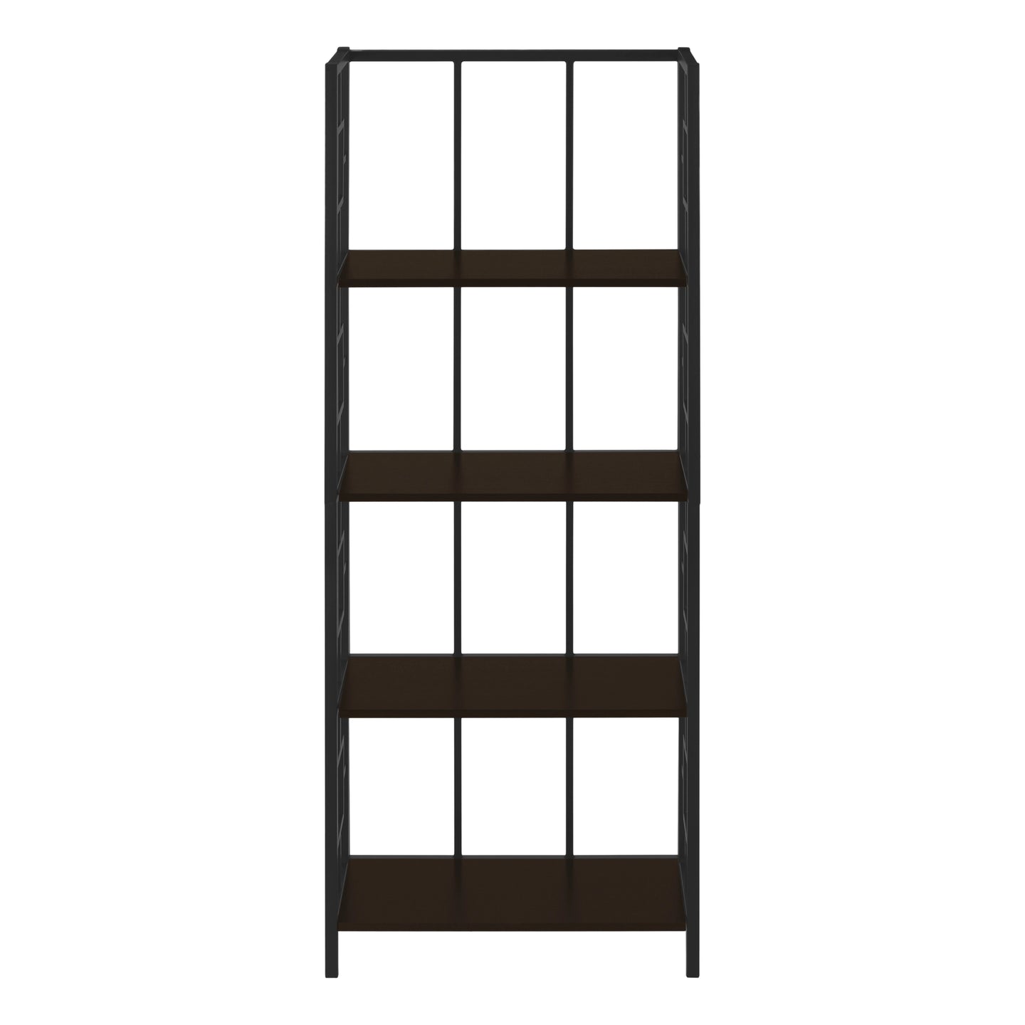 Espresso /black Bookcase / Etagere - I 3617