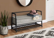 Load image into Gallery viewer, Grey /black Bench - I 4500