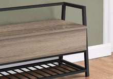 Load image into Gallery viewer, Dark Taupe /black Bench - I 4501
