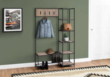 Load image into Gallery viewer, Dark Taupe /black Bench / Hall Tree - I 4511