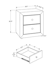 Load image into Gallery viewer, Black Bedroom Accent / Night Stand - I 5603