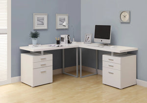 White Computer Desk - I 7027