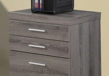 Load image into Gallery viewer, Dark Taupe /black Filing Cabinet - I 7049