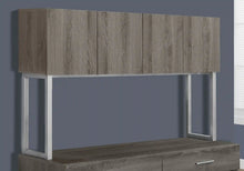 Load image into Gallery viewer, Dark Taupe /silver Office Cabinet - I 7067
