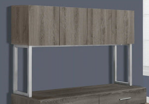 Dark Taupe /silver Office Cabinet - I 7067