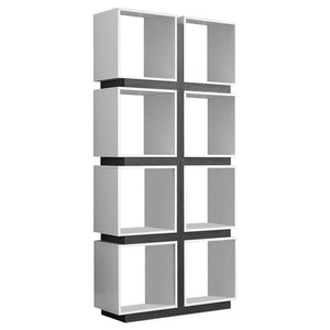 White /grey Bookcase - I 7076