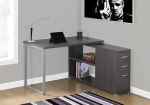 Grey Computer Desk / L Shaped Desk - I 7135