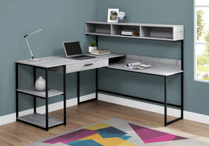 Grey Computer Desk - I 7160