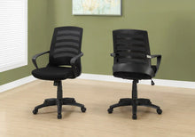 Load image into Gallery viewer, Black Office Chair - I 7224