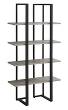 Load image into Gallery viewer, Dark Taupe /black Bookcase - I 7237