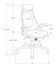 Load image into Gallery viewer, White /grey Office Chair - I 7269