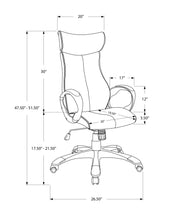Load image into Gallery viewer, Black /silver Office Chair - I 7290