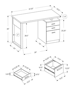 Grey Computer Desk - I 7295