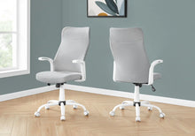 Load image into Gallery viewer, White /grey Office Chair - I 7324