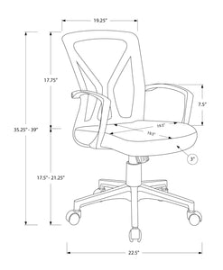 White Office Chair - I 7341