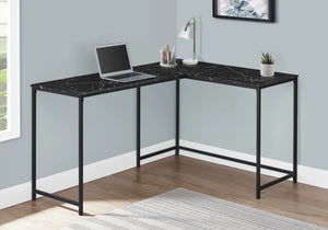 Black Computer Desk / L Shaped Desk - I 7396