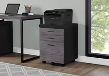Load image into Gallery viewer, Black /grey Filing Cabinet - I 7403