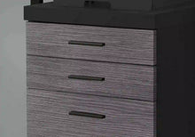 Load image into Gallery viewer, Black /grey Filing Cabinet - I 7403