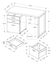 Load image into Gallery viewer, Brown Computer Desk - I 7408