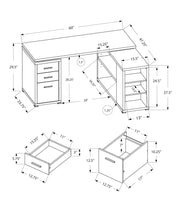 Load image into Gallery viewer, Brown Computer Desk / L Shaped Desk - I 7420