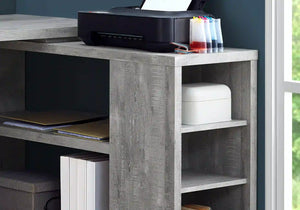 Grey Computer Desk / L Shaped Desk - I 7421