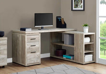 Load image into Gallery viewer, Taupe Computer Desk / L Shaped Desk - I 7422
