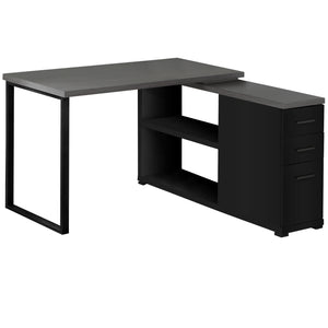 Black /grey Computer Desk / L Shaped Desk - I 7433