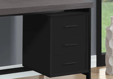 Load image into Gallery viewer, Black /grey Computer Desk / Ladder Desk - I 7434