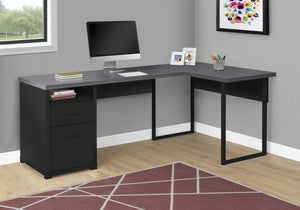 Black /grey Computer Desk / L Shaped Desk - I 7435