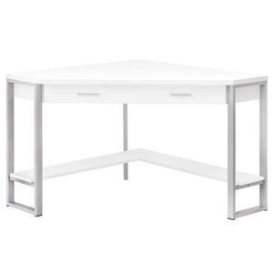White Computer Desk / Corner Desk - I 7500