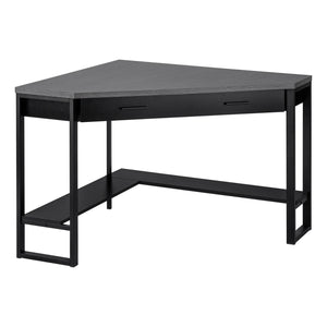 Black /grey Computer Desk / Corner Desk - I 7503