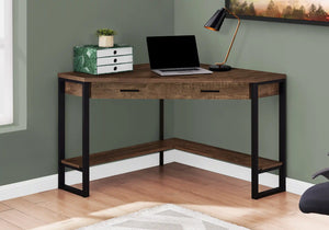 Brown Computer Desk / Corner Desk - I 7504